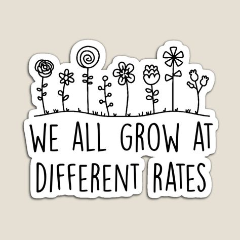 We All Grow At Different Rates, Grow Theme Classroom, Glow Classroom, Growth Mindset Classroom Theme, Classroom Plants, Botanical Classroom, Flower Classroom, Classroom Middle School, Succulent Classroom