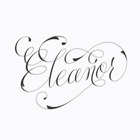 Eleanor Tattoo Name, Eleanor Tattoo, Birthday Foods, Two Word Quotes, 1st Birthday Foods, Name Letters, Jewelry Tattoo, Design Drawings, Name Tattoos