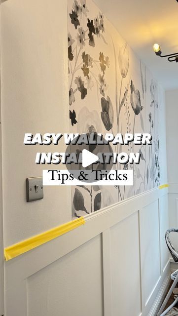 Vee || Home Decor || DIY Home Projects || Gardening on Instagram: "🚀 EASY WALLPAPER INSTALLATION 🚀

I have always want to have wallpaper in my home but I have been too scared to attempt a DIY wallpaper installation and I was determined not to pay someone else to install the wallpaper for me. So when @hoviaofficial reached out and asked if I wanted to work with them, my answer was YESSSSS 💕

AD | @hoviaofficial wallpaper mural is custom-designed to fit your space and produced in strips that flow with the design pattern, this makes it super easy to install👌🏾

HOW TO INSTALL WALLPAPER:

Step 1: This wallpaper roll is numbered and you need to cut your wallpaper into strips as indicated on the roll.

Step 2: Measure the width of your wallpaper and transfer that measurement to your wall les Wallpaper Installation Diy, Easy Wallpaper, Install Wallpaper, Wallpaper Edge, Wallpaper Installation, Diy Home Projects, Your Wallpaper, How To Install Wallpaper, Diy Wallpaper