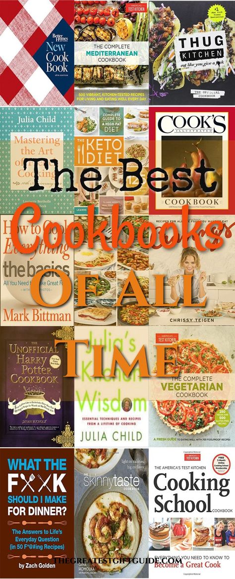 The best cookbooks of all time. No secret cookbooks make great gifts. The best cookbooks for beginners, the cookbooks everyone should have and unique cookbooks. Unique Cookbooks, Best Cookbooks For Beginners, Vegan Mediterranean, Mediterranean Cookbook, Kitchen New York, Vegetarian Cookbook, Best Cookbooks, Kitchen Cookbook, The Greatest Gift