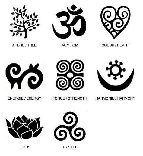 We the æther 道♡ॐ𓂀✝️☯️☸️☪️ on Instagram: “ॐ Symbols & Meanings 👁️🙏🏻🙂♥️ Follow👉🏽 @wetheaether 𓆃 ✨What's your favorite symbol?👇🏼😀Comment below!🙌🏼✨ 🕉️ The “AUM” symbol (or OM –…” Inner Strength Tattoo, Namaste Symbol, Namaste Tattoo, Yoga Tattoos, Yoga Symbols, Tattoo Line, Art Buddha, Strength Tattoo, Geometric Symbols