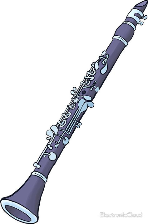 Clarinet Clarinet Illustration, Clarinet Drawing, Clarinet Art, Music Drums, Music Soul, Music Notes Art, Clarinets, School Equipment, Drum Sets