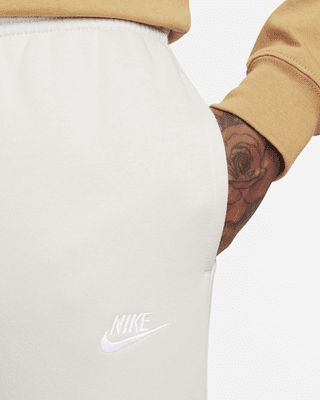 A closet staple, the Nike Sportswear Club Fleece Joggers combine a classic look with the soft comfort of fleece for an elevated, everyday look that you can wear every day. Shown: Light Bone/Light Bone/White Style: BV2671-072 Nike Sportswear Club Fleece, Bone White, Closet Staples, Fleece Joggers, White Style, Nike Sportswear, Classic Looks, Everyday Look, Every Day