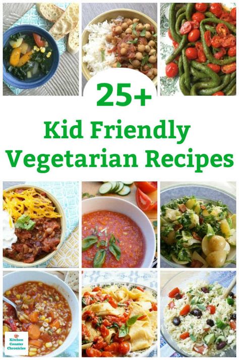 A delicious collection of kid friendly vegetarian recipes. These meatless meal ideas work for vegetarian lunch, breakfast and dinner. Perfect for picky eaters.#vegetarianrecipesforkids #meatlessmondayrecipes #easyvegetarianrecipes Lent Meals, Family Vegetarian Meals, Kid Friendly Vegetarian Recipes, Monday Meals, Recipes For Families, Monday Recipes, Vegetarian Kids, Meatless Dishes, Kid Meals