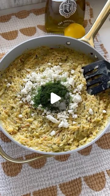 Mediterranean Recipes Diet on Instagram: "Creamy Lemon Feta Zucchini Orzo 
Cre by @hungryhappens
-————————————
👉🏻 Follow the page to explore and uncover the hidden treasures of Mediterranean cuisine, learning the art of nourishing your body with wholesome, flavorful ingredients that will fuel your weight loss journey and ignite your vitality.
-————————————
#easyrecipes #healthyfood #yummy #food #mealprepideas #mediterranean #mediterraneandiet #mediterraneanfood #mediterraneancooking #healthyrecipes" Zucchini Orzo, Veggie Broth, Seasoning Salt, One Pot Wonders, Shredded Zucchini, Herb Seasoning, Orzo Pasta, Low Sodium Chicken Broth, Mediterranean Cuisine