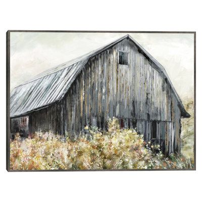 Barn Paintings On Canvas, Rustic Art Painting, Lake Cottages, Future Farmhouse, Merry Kissmas, Barn Wall Art, Farmhouse Paintings, Barn Pictures, Favorite Paintings