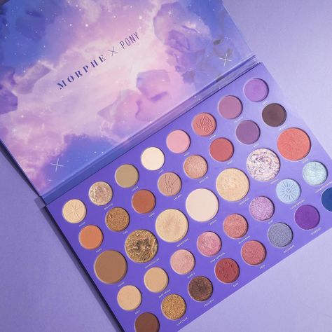 Ethereal Style, Makeup Morphe, Morphe Palette, Lipstick Palette, Makeup Pallets, Makeup Eyeshadow Palette, Pale Peach, Orchid Purple, Shop Makeup