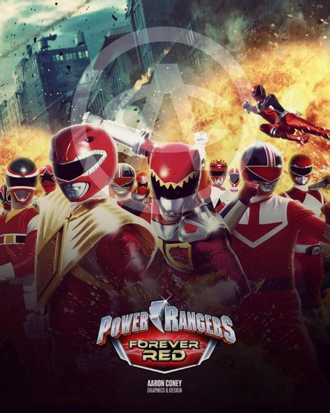 Power Rangers Forever Red Festa Power Rangers, Power Rangers 2017, Red Ninja, Power Rangers Ninja Steel, Saban's Power Rangers, New Power Rangers, Power Ranger Birthday, Power Rangers Movie, Power Rangers Series