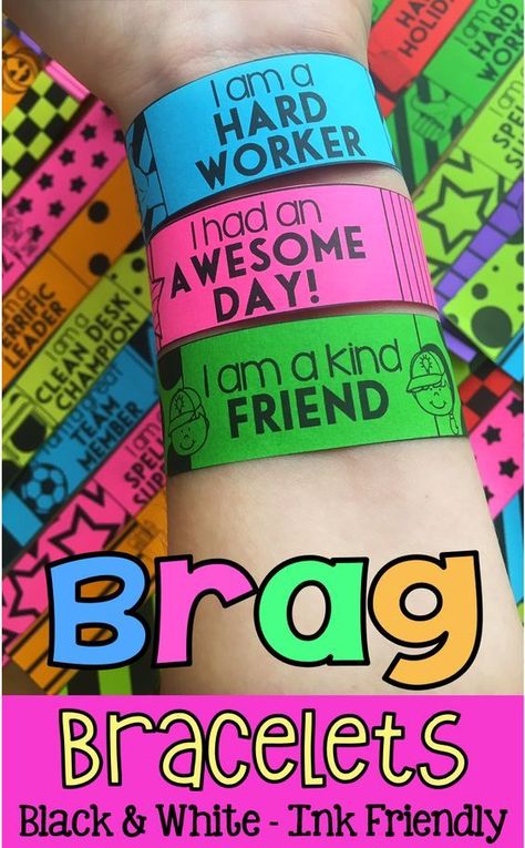 Brag Bracelets, Parent Teacher Communication, Classroom Management Tool, Classroom Behavior Management, Behaviour Management, Classroom Behavior, New Classroom, Beginning Of School, Behavior Management