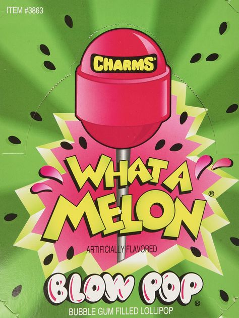 Charms WhataMelon Blow Pops -- Be sure to check out this awesome product.(It is Amazon affiliate link) #HealthySnacksCollection Blow Pop, Blow Pops, Gourmet Food, Bubble Gum, Lollipop, Amazon Affiliate, Melon, Gourmet Recipes, Healthy Snacks