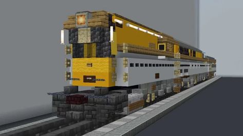 Minecraft Monorail, Railroad Minecraft, Minecraft Townhouse, Minecraft Steampunk Lighthouse, Minecraft Locomotive, Minecraft Dieselpunk, Minecraft Vehicles, Steam Turbine, Minecraft Map