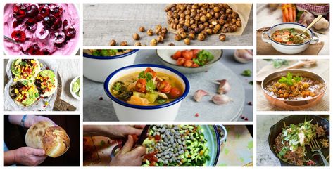 Top 9 Recipes of 2017 - Blue Zones Recipes Cherry Tomatoes, Easy Creative Recipes, Zone Diet Meal Plan, Zone Diet Recipes, Blue Zones Diet, Blue Zones Recipes, Tuscan Bean Soup, Zone Recipes, Inflammatory Recipes