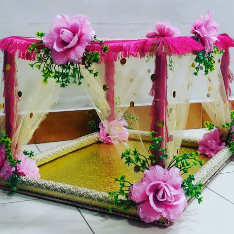 Kansar Thali Decoration For Marriage, Wedding Aarthi Plates Decoration, Wedding Card Decoration Ideas, Chhab Decoration Idea For Marriage, Wedding Chab Decoration, Chab Decoration Ideas, Kansar Thali Decoration Ideas, Chab Decoration Wedding, Chhab Decoration Idea