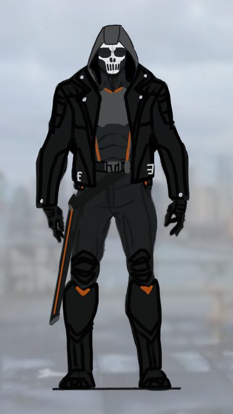 Since he is a versatile character, I wanted to slim his look down for more movement, and have the jacket for moving around the city. Taskmaster Redesign, Superhero Humor, Iron Man Pictures, Marvel Concept Art, Marvel Character Design, Superhero Suits, Marvel And Dc Characters, One Punch Man Anime, Character Inspiration Male