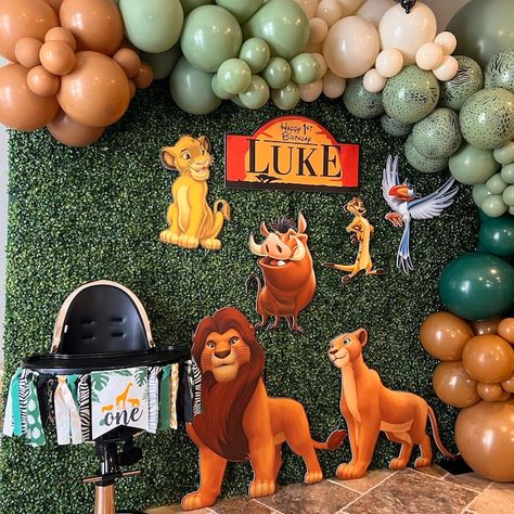 Lion King Cutouts Lion King Birthday Backdrop Lion King - Etsy Saudi Arabia Lion King Photo Booth, Lion King Backdrop, Lion King Photos, Lion King Theme, Lion Birthday, Lion King Birthday, King Birthday, Cardboard Cutouts, Party Background