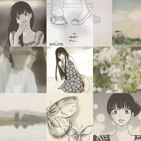 #moodboard #aesthetic 너에게 닿기를, Shojo Anime, Kimi Ni Todoke, Japan Aesthetic, Phone Themes, الرسومات اللطيفة, Anime Films, Cute Icons, Doodle Art