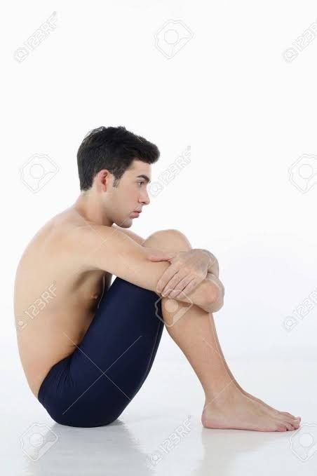 Man Kneeling, Male Body Drawing, Fetal Position, Person Drawing, Face Drawing Reference, Human Reference, Body Reference Poses, Man Sitting, Human Poses