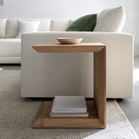 Looking for a stylish and functional living room side table? Look no further than this one! Its contemporary style and functionality are sure to make a statement in any room.