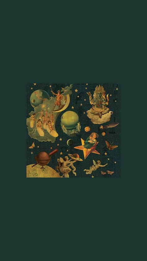 Smashing Pumkins • Mellon Collie and the Infinate Sadness Grunge Music Wallpaper, Smashing Pumpkins Wallpaper, Smashing Pumpkins Mellon Collie, Pumpkins Wallpaper, Vintage Phone Wallpaper, Background Screensavers, Bookplate Design, The Smashing Pumpkins, Pumpkin Wallpaper