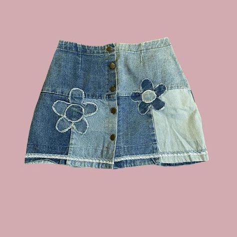 Trendy Sewing, Patchwork Denim, Ropa Diy, Crafts For Girls, How To Make Clothes, Denim Patchwork, Sewing Clothes, Diy Clothes, Pretty Outfits