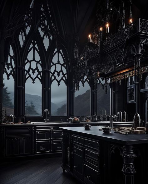 Goth Victorian House, Gothic House Aesthetic, Gothic Mansion Interior, Gothic Victorian House Interior, Goth Interior Design, Victorian Gothic House, Gothic Victorian House, Gothic Homes, Vampire House