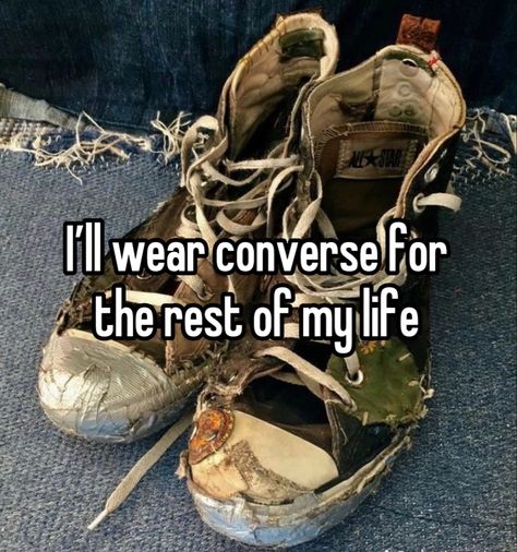 #converse Beaten Up Converse, Writing On Converse, Coquette Converse, Beat Up Converse, Vinny Core, Beat Up Converse Aesthetic, Worn Out Converse, August Core, Custom Converse Ideas Grunge