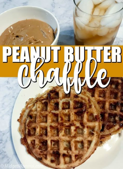 If you have been wanting a peanut butter chaffle, then you are going to LOVE this Peanut Butter Chaffle recipe. It is simple to make and has the perfect peanut butter flavor! Peanut Butter Chaffle, Chaffle Recipe, Waffle Maker Recipes, Keto Easy, Easy Peanut Butter, Peanut Butter Recipes, Low Carb Bread, Low Carb Breakfast, Waffle Maker