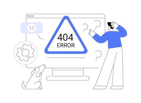 Premium Vector | 404 error abstract concept vector illustration 404 Illustration, User Experience Illustration, Error Illustration, 404 Error, Data Center Illustration, Data Processing Illustration, Data Security Illustration, Ui Ux Design, Ux Design