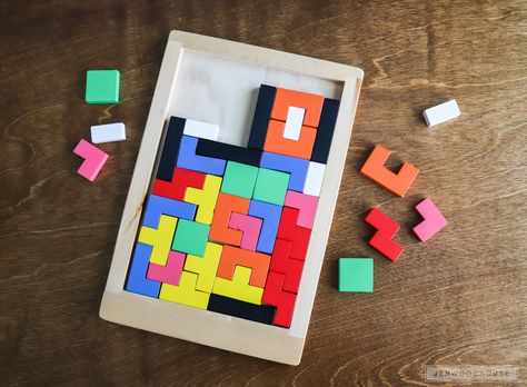 Diy Wood Projects For Kids, Tetris Puzzle, Jen Woodhouse, Wooden Crafts Diy, Diy Projects For Men, Wood Projects For Kids, Woodworking Projects Furniture, Wood Projects For Beginners, Woodworking Projects For Kids