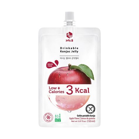 Jelly.B Low Calories Konjac Jelly Drink Apple Flavor 150ml - Yamibuy.com Konjac Jelly, Jelly Drink, Low Calorie Drinks, Soluble Fiber, Gift Card Balance, A Silent Voice, Root Vegetables, Lower Cholesterol, Low Calorie