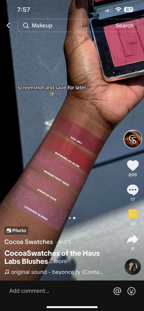 Blush For Brown Skin Tone, Blush For Skin Tone Shades, Where To Place Blush, Pink Blush Brown Skin, Best Drugstore Blush For Dark Skin, Blush Shade For Dark Skin, Blush For Dark Skin, Blush Shades, Skin Care Routine Order