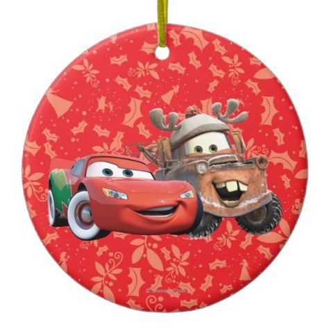 Disney Cars Movie, Heart Christmas Ornaments, Disney Ornaments, Cars Birthday Parties, Christmas Car, Christmas Celebration, Christmas Scrapbook, Car Gifts, Cars Birthday