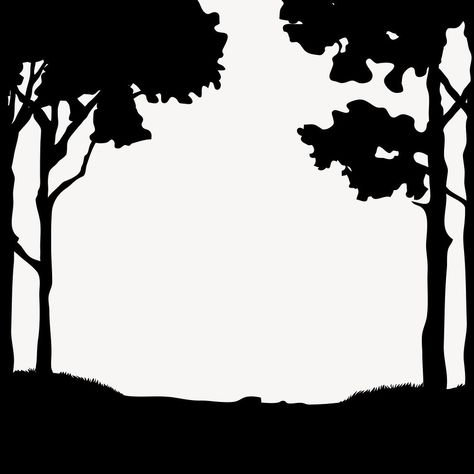 Forest silhouette background, nature frame | free image by rawpixel.com Forest Silhouette Trees, Tree Shadow Drawing, Silhouette Forest, Nature Frame, Shadow Tree, Silhouette Background, Silhouette Tree, Landscape Silhouette, Frame Silhouette