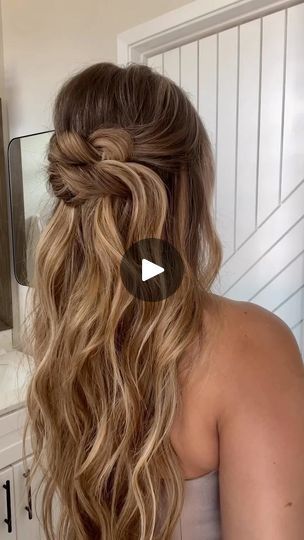 41K views · 3.6K reactions | easy wedding guest hairstyle 🫶🏼✨ . . . . Hairstyle, hair tutorial, wedding guest hair, bridesmaid hair, half up hair, bridal hair | breanna cohoon | hairbybreanna_ · Original audio Wedding Guest Hair Half Up, Hair Tutorial Wedding, Wedding Guest Hair, Easy Formal Hairstyles, Easy Wedding Guest Hairstyles, Easy Wedding, Guest Hair, Hair Half Up, Bridesmaid Hair Half Up