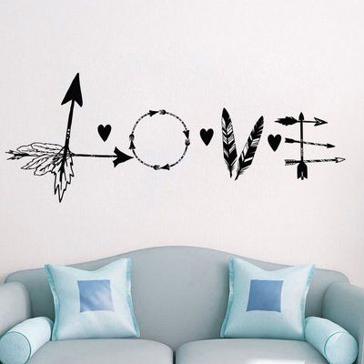 Printable Stencils, Feather Arrow, Arrow Wall Decal, Sign Inspiration, Bible Wall Decals, Arrow Feather, Inspirational Wall Decals, Polka Dot Wall Decals, Gold Decal