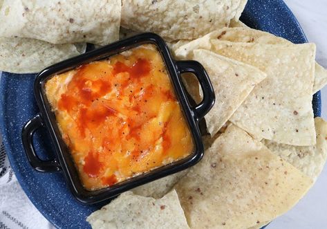 Single Serve Dips, Buffalo Chicken Dip For One, Single Serving Buffalo Chicken Dip, Single Serve Buffalo Chicken Dip, Small Batch Buffalo Chicken Dip, Buff Chicken Dip, Recipe For One Person, Buffalo Ranch Dip, Burgers And Hot Dogs