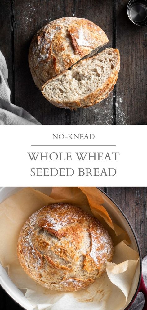 Organic Bread Recipe, Healthy Homemade Bread, Seeded Bread, Seeded Bread Recipes, Wheat Bread Recipe, Organic Bread, Healthy Bread Recipes, Bread Soft, Artisan Bread Recipes