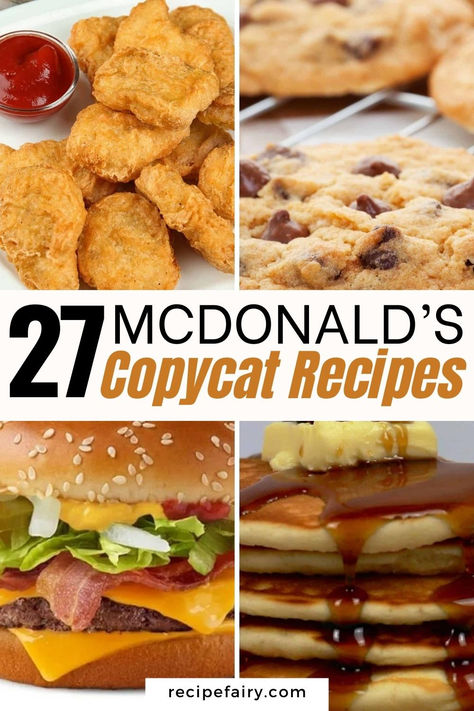 McDonald's Recipes Mcdonald’s Hamburger Recipe, Mcdonald’s Fries Recipe, Mcdonald’s Burger Recipe, Healthy Mcdonalds Recipes, Mcdonald's Copycat Recipes, Mcdonald Copycat Recipes, Mcdonald’s Hashbrown Recipes, Mc Donalds Recipes, Mcdonald’s Copycat Recipes