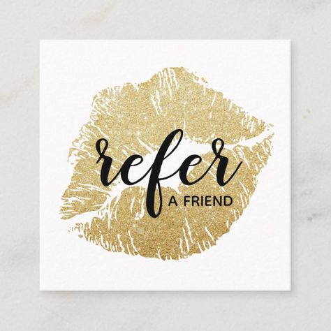 Silver iridescent glitter business card Friend Referral, Business Card Design Black, Glitter Business Cards, Beauty Business Cards, Square Business Cards, Referral Cards, Refer A Friend, Black Business Card, Cool Business Cards