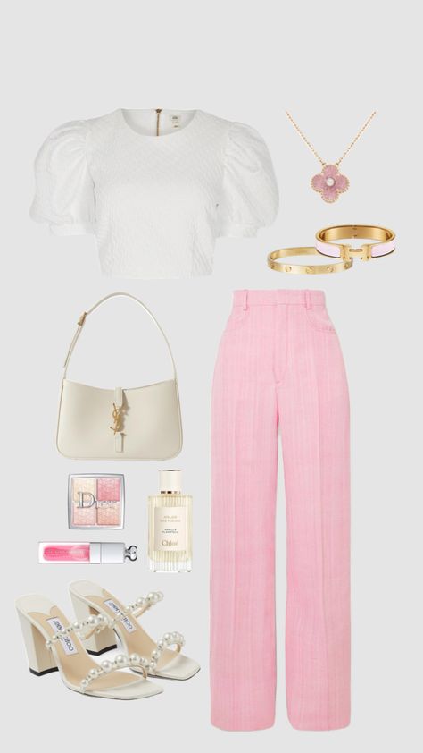 Outfits Con Jeans, Mode Rose, Outfit 2023, Casual Outfit Inspiration, Casual Day Outfits, Stylish Work Outfits, Mein Style, Pink Outfits, Girly Fashion