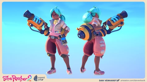 ArtStation - Beatrix LeBeau | Slime Rancher 2 Slime Rancher Character, Slime Rancher Beatrix Lebeau, Beatrix Lebeau, Slime Rancher 2, Frog Games, Robot Game, Slime Rancher, Character Model, Game Store