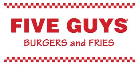 Five Guys - Google Search Five Guys Aesthetic, Five Guys Burgers, Guys Aesthetic, Five Guy Burgers, Keto On The Go, Fast Food Logos, Burgers And Fries, Food Banner, Five Guys