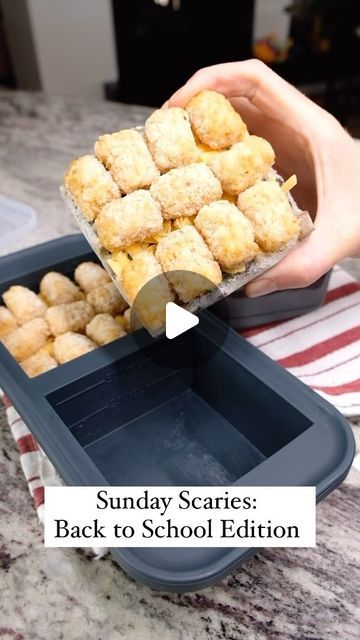 Souper Cubes on Instagram: "Let’s face it. Transitioning back to school can be rough. Help yourself out and prep a few meals now that can easily be reheated when everyone is too tired to function. We get it.  Tater tot casserole frozen in 2-cup #soupercubes trays.  #tatertotcasserole #sundayscaries #backtoschool #freezercooking" Super Cube Recipes, Souper Cubes Recipes, Souper Cube Recipes, Souper Cubes, Sunday Scaries, Tot Casserole, Tater Tot Casserole, Too Tired, Help Yourself