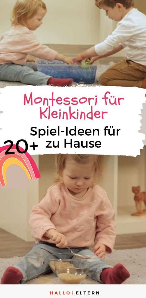 Kinder lernen spielend am besten. Damit du deine Kinder in der Entwicklung optimal fördern kannst, findest du hier eine Auswahl an Lernspielen. Unsere Spielideen sind inspiriert von dem Konzept von Maria Montessori. Sie sollen motivieren Dinge selbst zu tun und fördern die Selbstständigkeit. #DIY #kinder #montessori #spielen Diy Montessori, Montessori Diy, Good Day Sunshine, Montessori Ideas, Maria Montessori, Baby List, Montessori Materials, Life Lesson Quotes, Montessori Toys