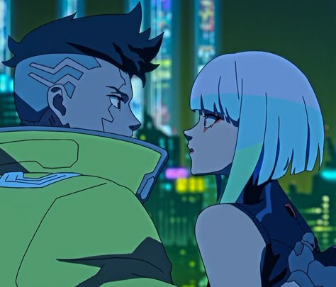 Anime: Cyberpunk: Edgerunners Cyberpunk Edgerunners Lucy X David, Cyberpunk Edgerunners Lucy And David, Lucy And David Cyberpunk, Cyberpunk Edgerunners Fanart, Cyberpunk 2077 Anime, David Martinez Cyberpunk, Edge Runners, Lucy Cyberpunk, David Martinez