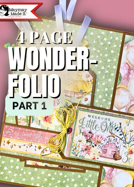 Folio Design Ideas, Folio Tutorials, 2024 Scrapbook, Diy Mini Album Tutorial, Interactive Scrapbook, Diy Tiny Books, Mini Folio, Folio Ideas, Wonderland Crafts