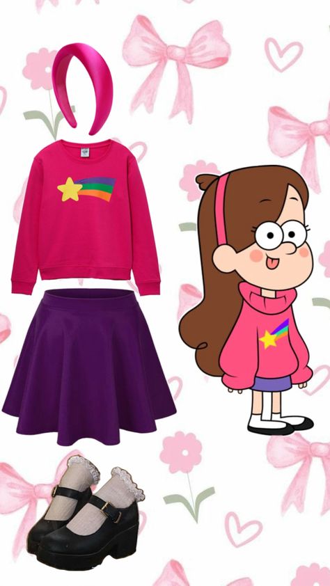 Maple And Dipper Costume, Mable Pines Halloween Costume, Dipper And Mabel Cosplay, Mable Gravity Falls Cosplay, Mabel Gravity Falls Costume, Mabel Halloween Costume, Mabel Pines Outfits, Funny Costume Ideas For Women, Mabel Pines Costume