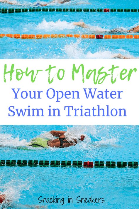 Are you starting triathlon training? Learn how to master the open water swim with helpful tips in this post! Click to find out how to rock your triathlon swimming leg. #triathlon #swimming #fitness Couch To Triathlon Training, Triathlon Hairstyles, Triathlon Training For Beginners, Swim Training Plan, Benefits Infographic, Ironman Race, Sprint Triathlon Training, Ironman Triathlon Training, Open Water Swim