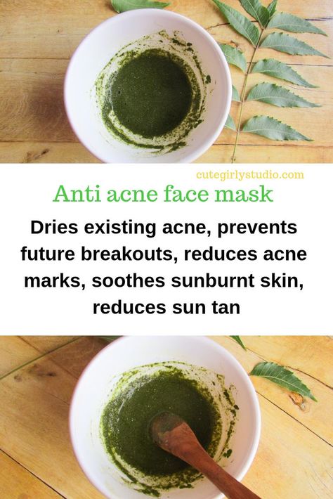 Diy Acne Scar Remover, Neem Face Pack For Acne, Beauty Apothecary, Anti Acne Face Mask, Yarn Tutorials, Face Mapping Acne, Face Mask For Pores, Acne Face, Acne Face Mask