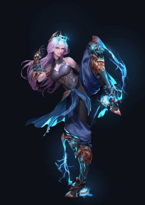 Lightning Character, Lightning Tattoo, Akali League Of Legends, Character Inspiration Girl, Wow Art, 판타지 아트, Female Character Design, Beautiful Fantasy Art, Dark Fantasy Art